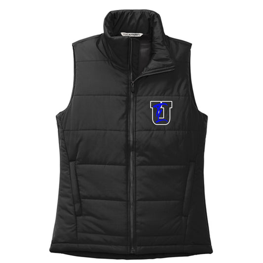 Track Life University Puffy Vest