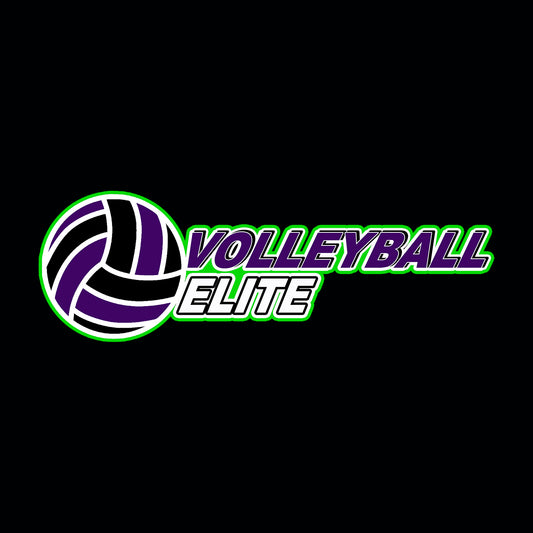 Volleyball Logo 1.0 on Black