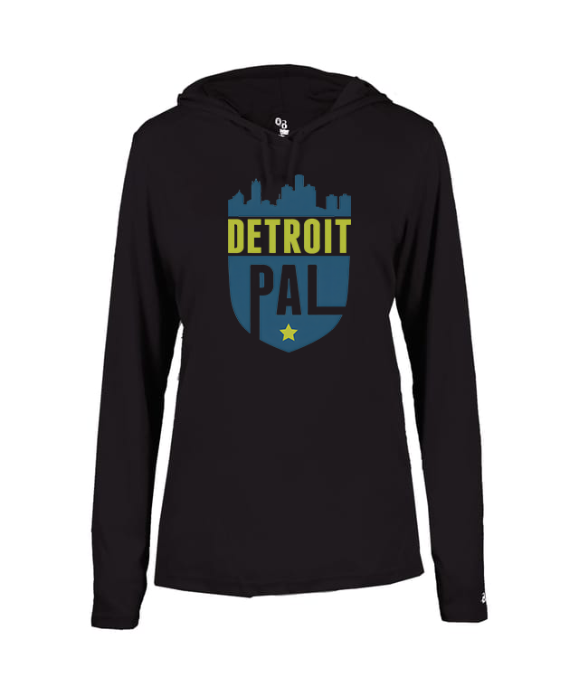 Detroit PAL Performance Hooded Long Sleeve Tee