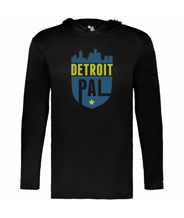Detroit PAL Performance Hooded Long Sleeve Tee