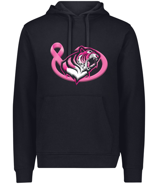 Belleville Tigers Breast Cancer Awareness Ribbon  Hoodie