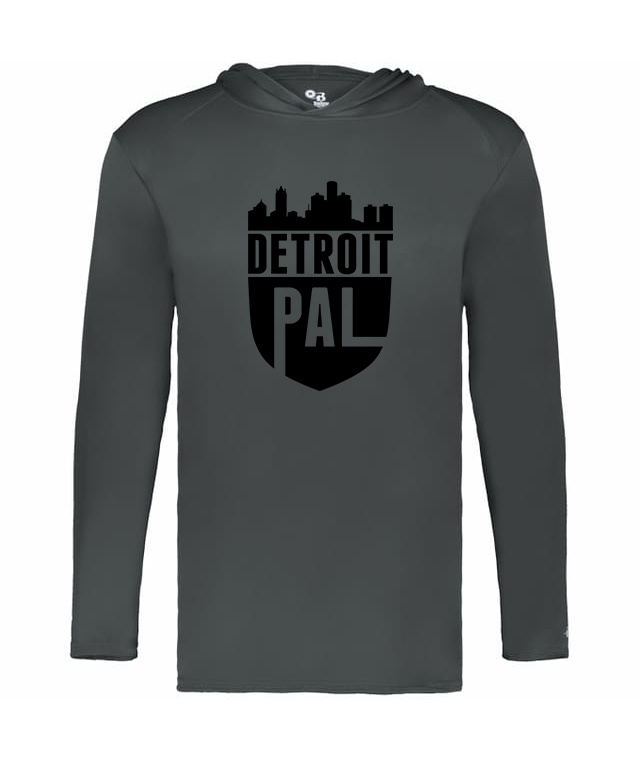 Detroit PAL Performance Hooded Long Sleeve Tee