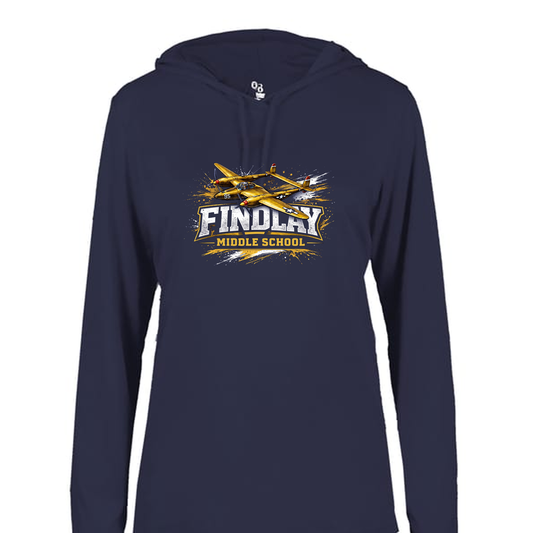 Findlay Ladies Hooded Wicking Tee