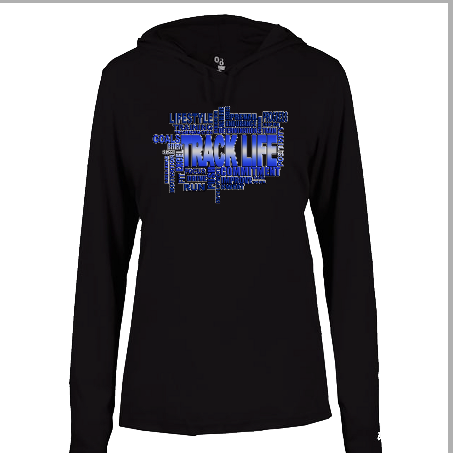 Track Life Style Hooded Tee