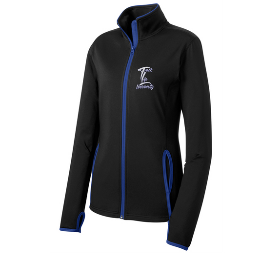 TLU Stretch Contrast Full-Zip Jacket