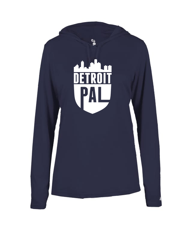 Detroit PAL Performance Hooded Long Sleeve Tee