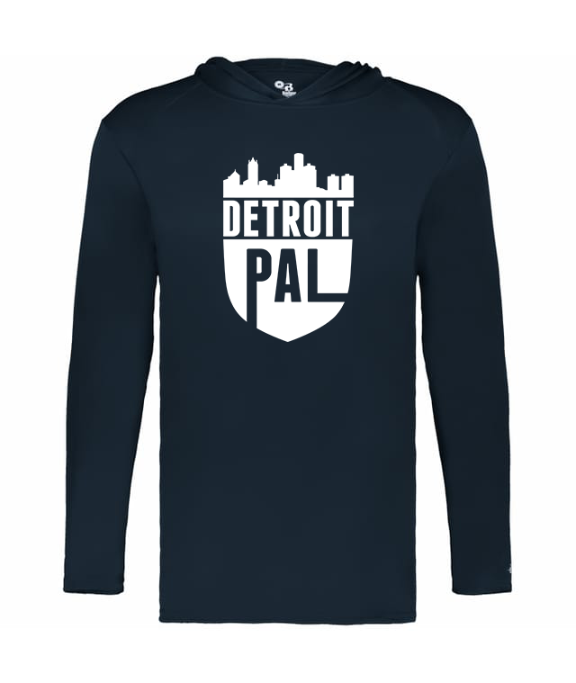 Detroit PAL Performance Hooded Long Sleeve Tee