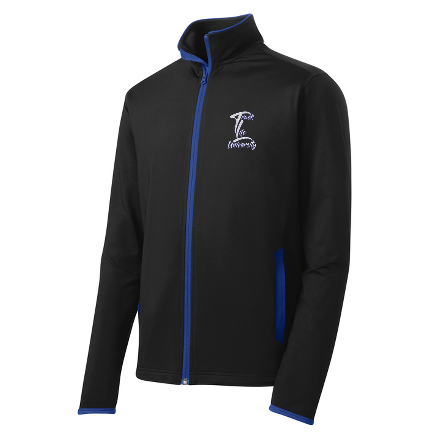 TLU Stretch Contrast Full-Zip Jacket