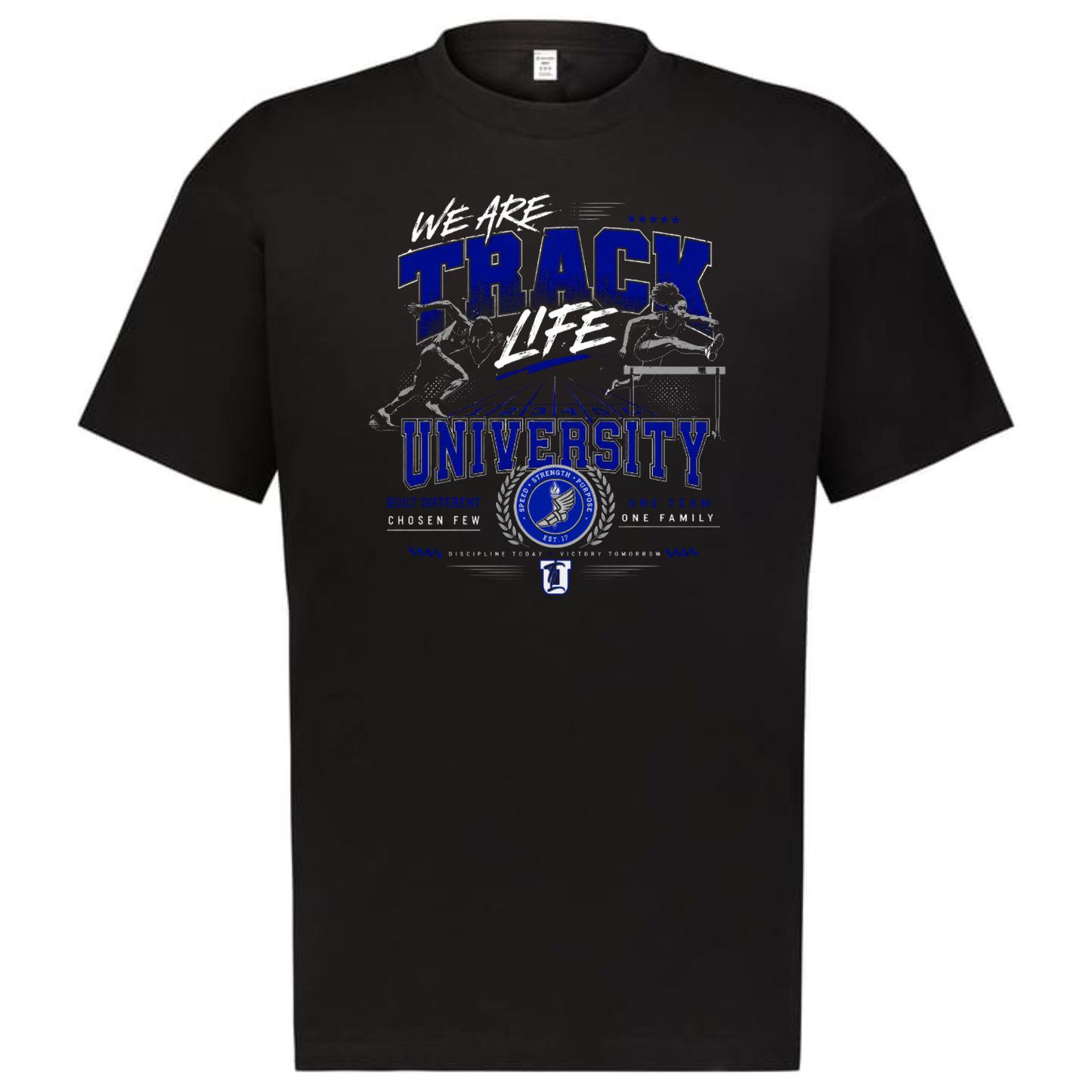 WE ARE TRACK LIFE UNIVERSITY Performance Tee