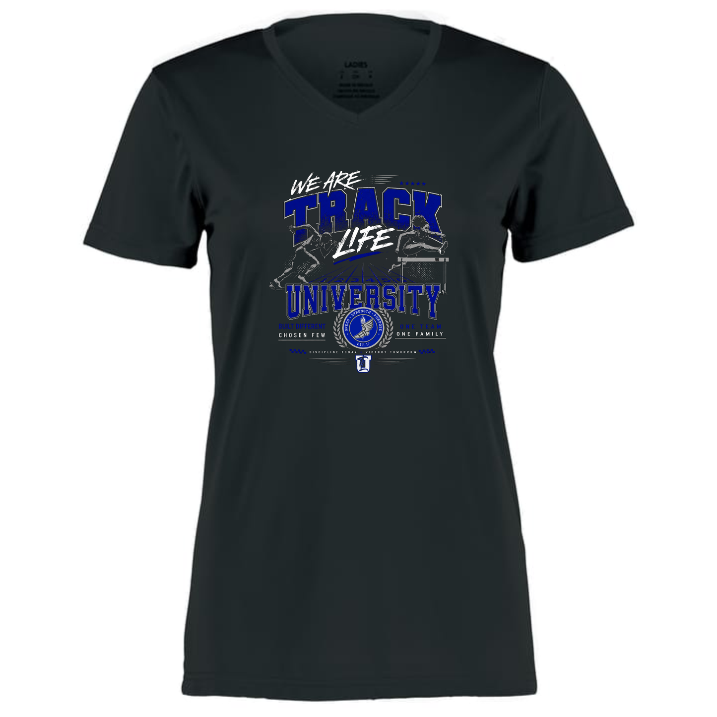 WE ARE TRACK LIFE UNIVERSITY Performance Tee