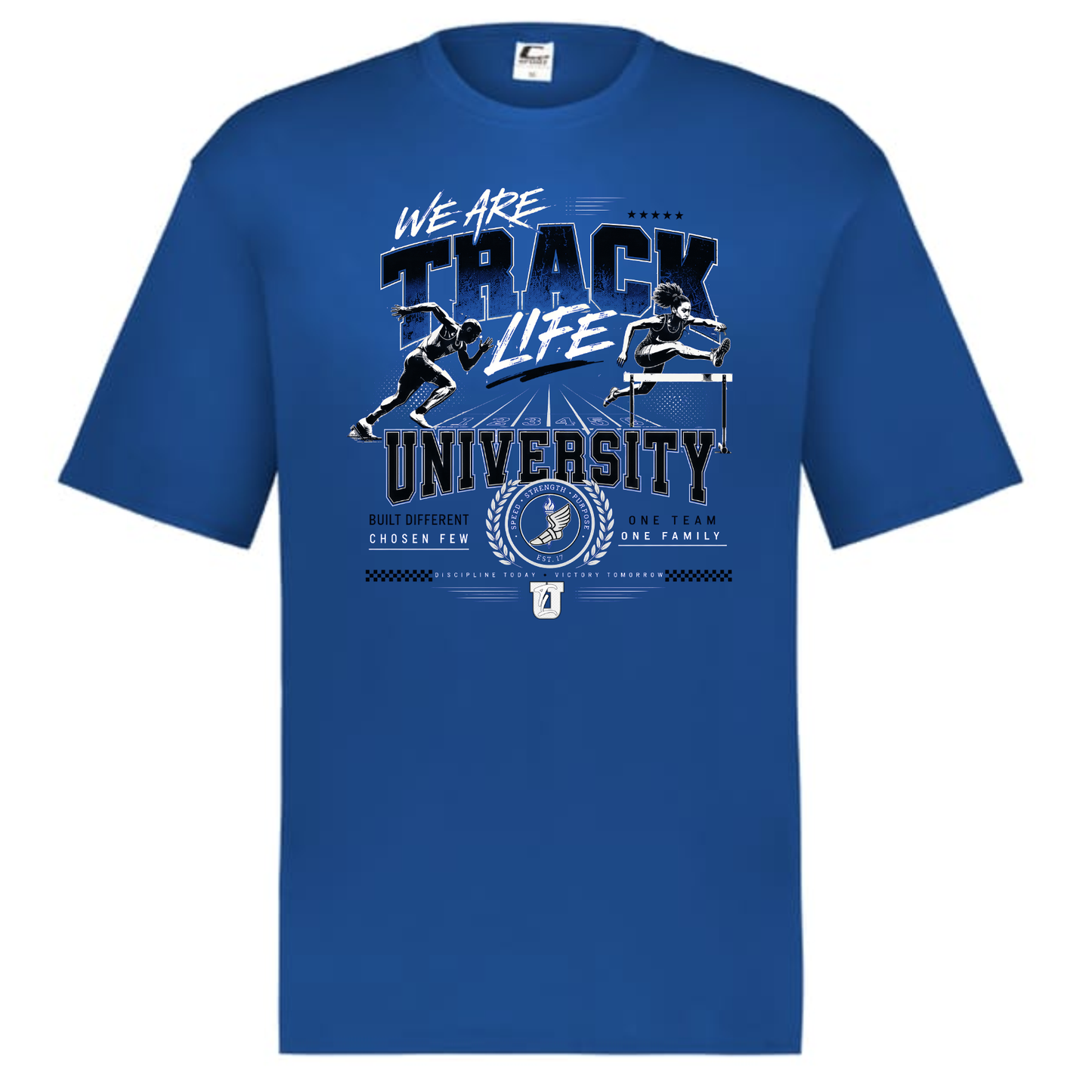 WE ARE TRACK LIFE UNIVERSITY Performance Tee