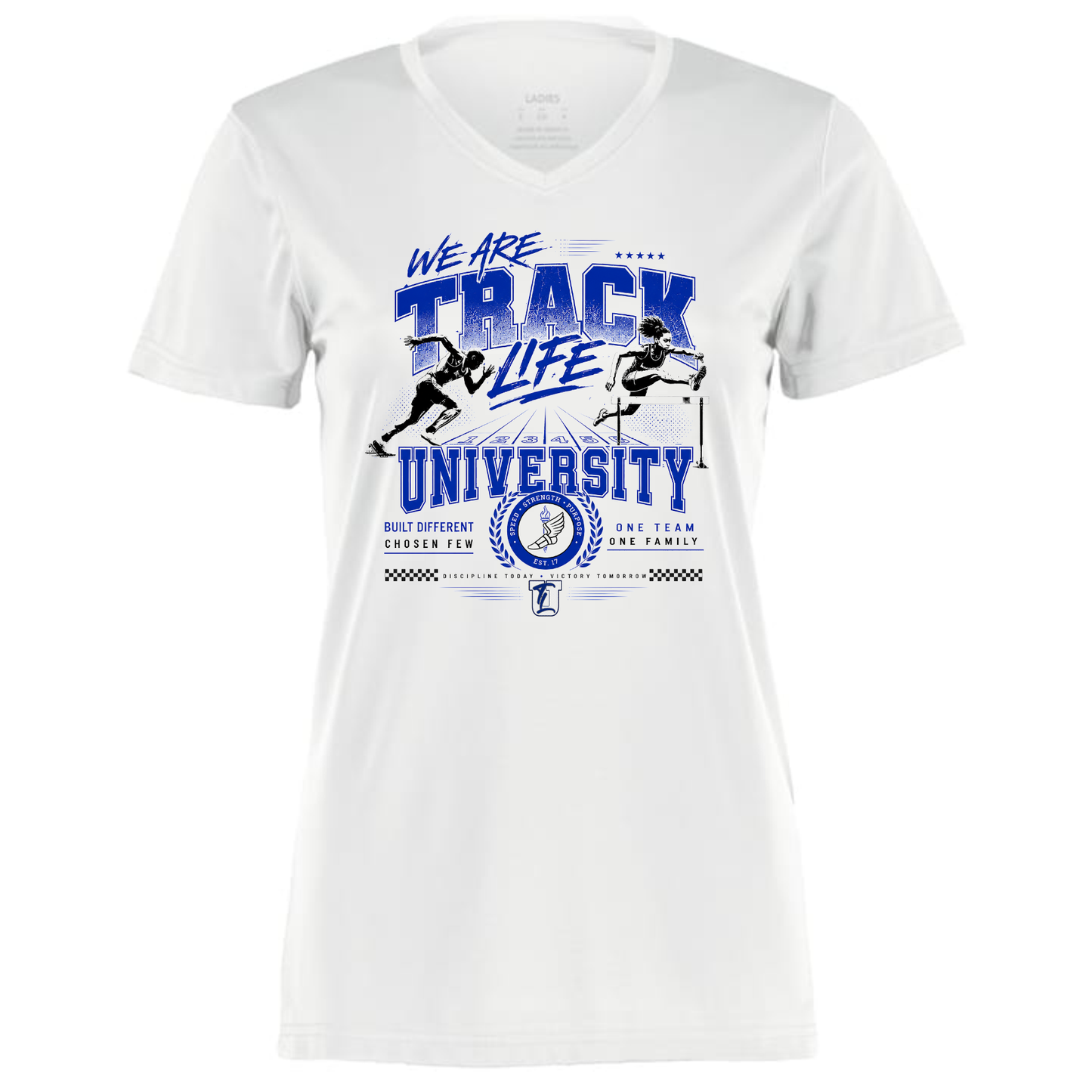 WE ARE TRACK LIFE UNIVERSITY Performance Tee