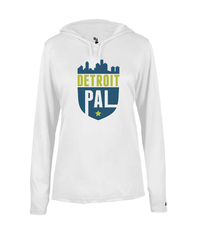 Detroit PAL Performance Hooded Long Sleeve Tee