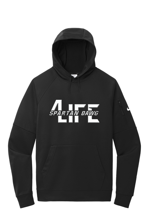 4LIFE Spartan Dawg Nike Beveled Print Hoodie